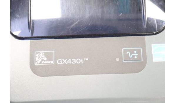 labelprinter ZEBRA, type GX430t, werking niet gekend